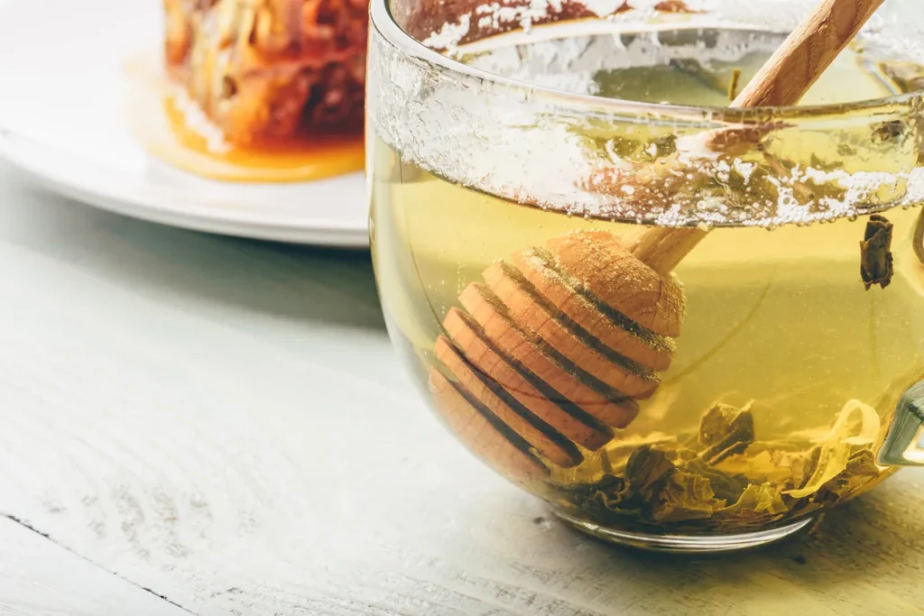Weed Honey Green Tea