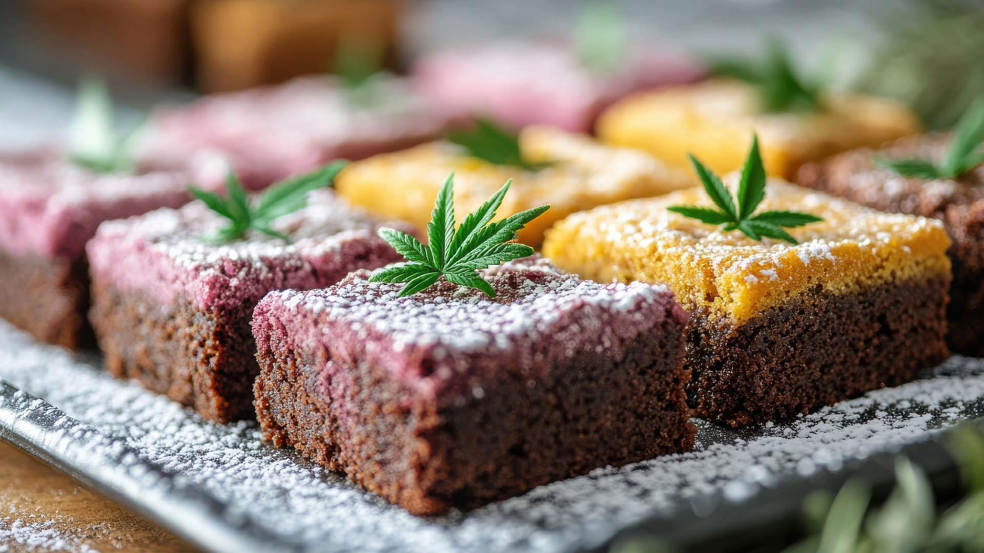 Homemade cannabis brownies prepared with infused ingredients for beginner edible recipes.