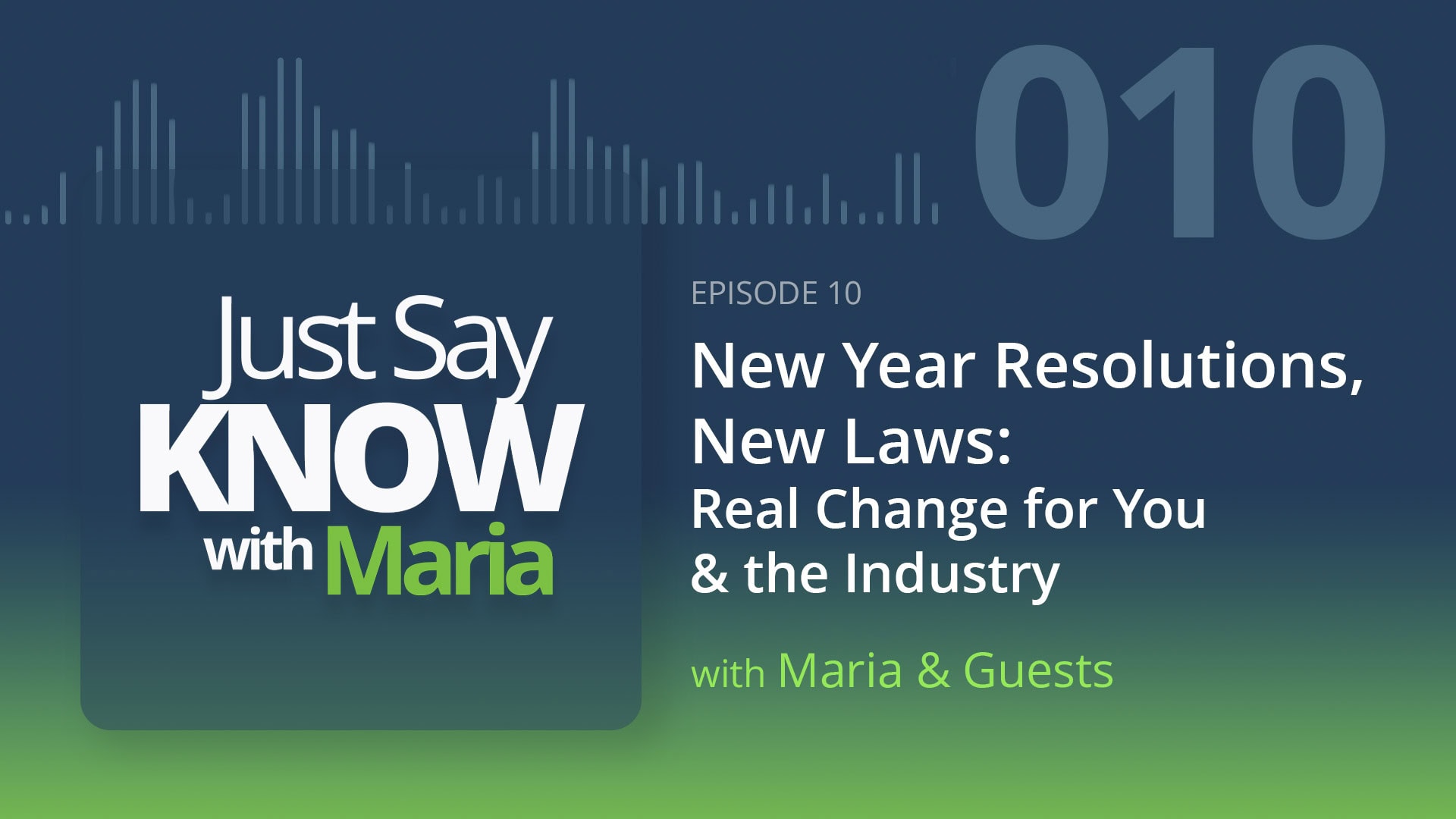 Just Say Know with Maria audio Ep-010 thumbnail