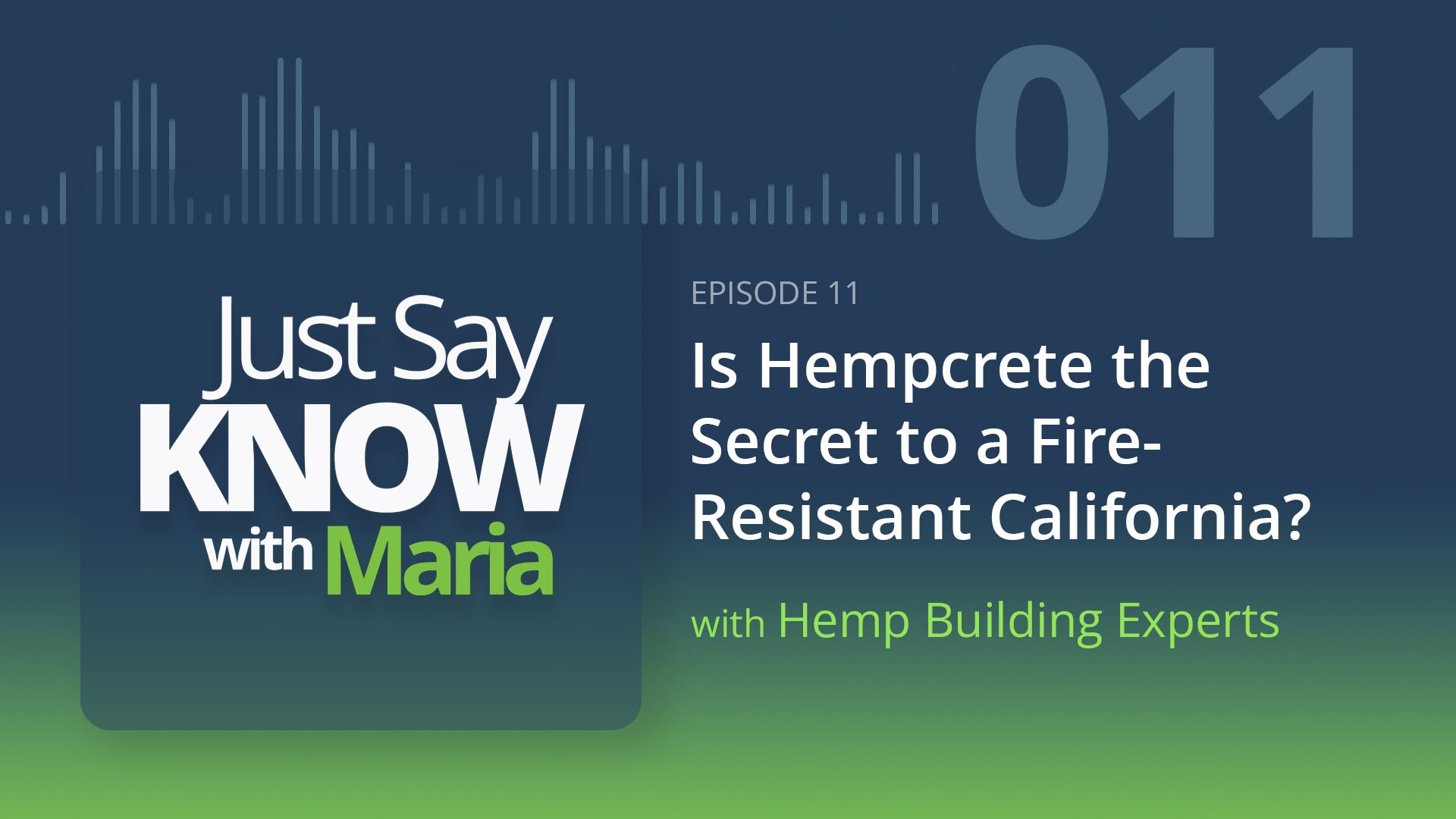 Just Say Know with Maria audio Ep-011 thumbnail