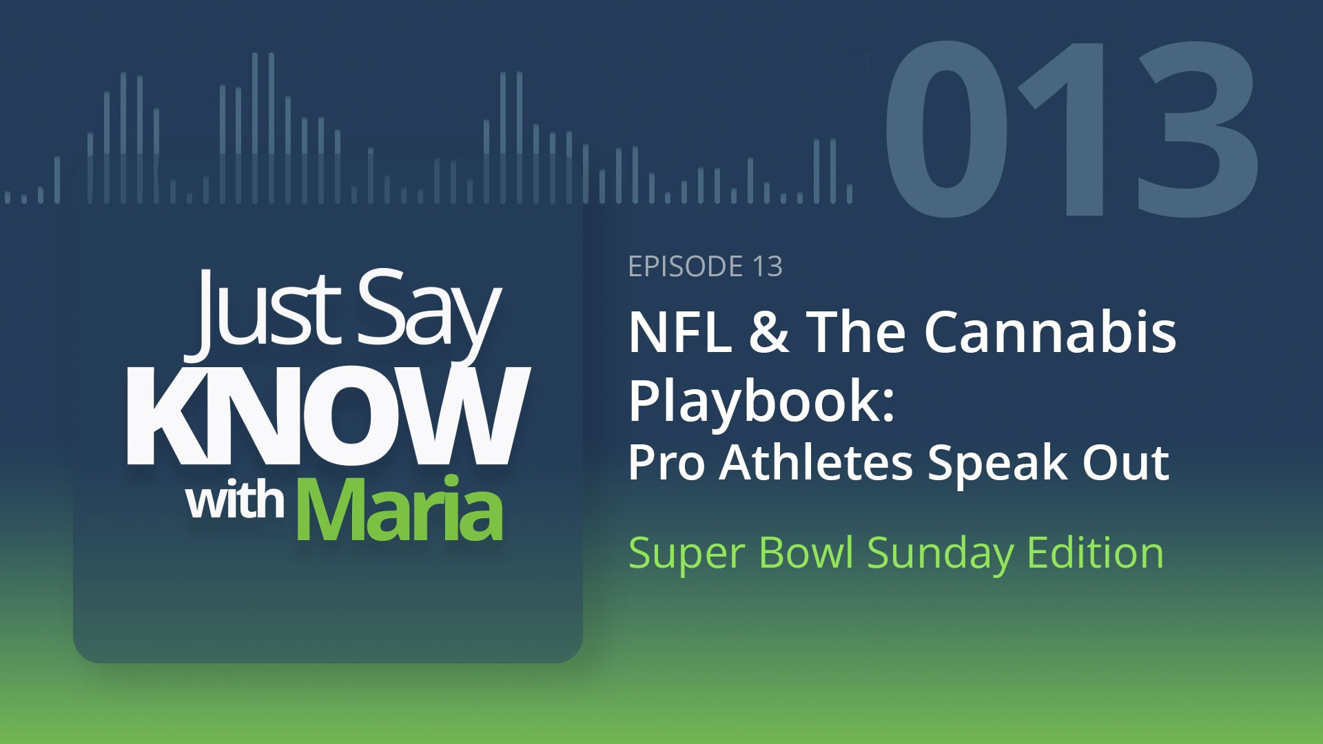 Just Say Know with Maria audio Ep-013 thumbnail